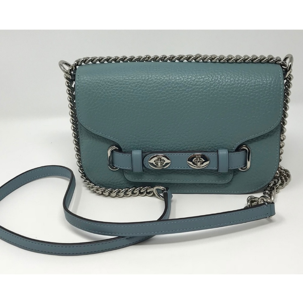 Coach Blue Crossbody Bag - Picture 1 of 8